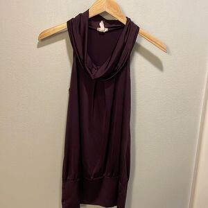 Studio Y woman’s silky purple long tank top